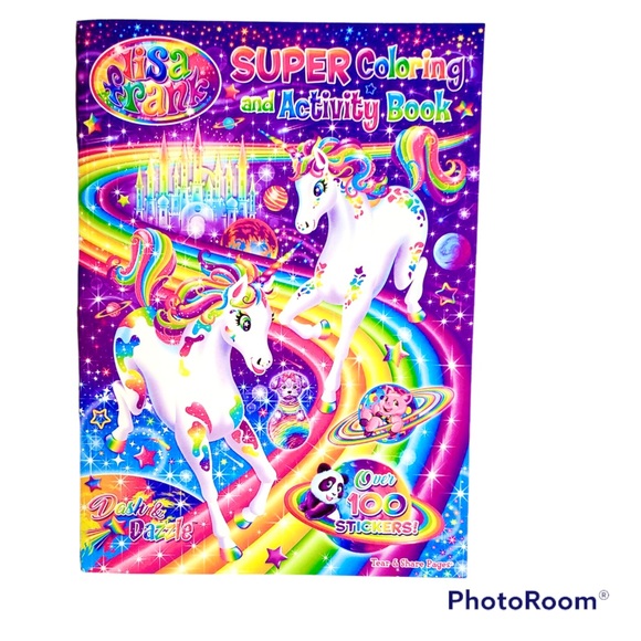Lisa Frank | Accessories | Lisa Frank Super Color Activity Book | Poshmark
